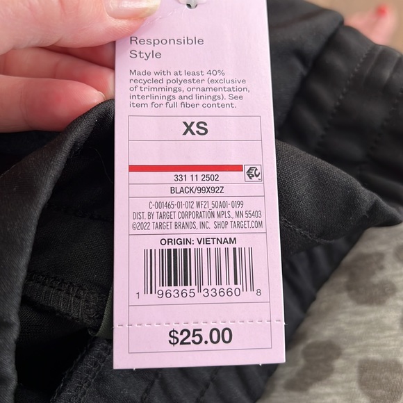 NWT Waist 28 Length 29 Polyester long Jogging pants XS - Picture 4 of 13